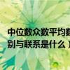 中位数众数平均数的区别与联系（中位数 众数和平均数的区别与联系是什么）