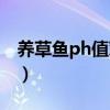 养草鱼ph值对照表（草鱼ph值中毒什么症状）