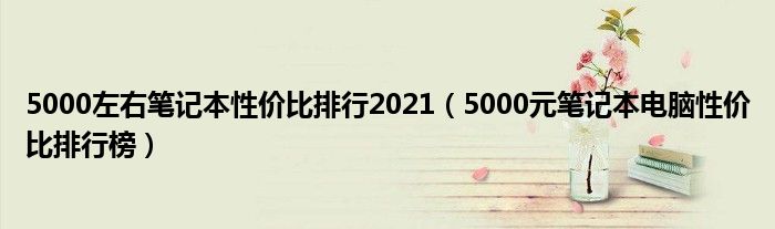 5000左右笔记本性价比排行2021（5000元笔记本电脑性价比排行榜）