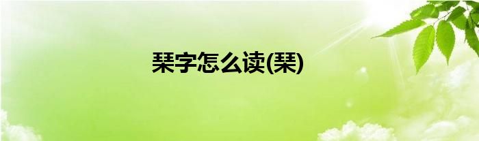 琹字怎么读(琹)