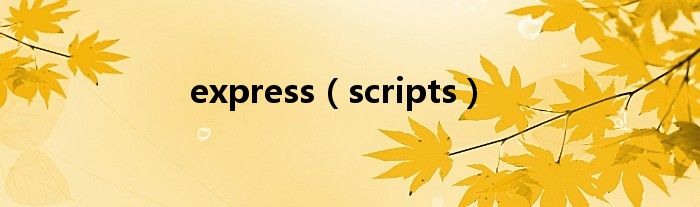 express（scripts）