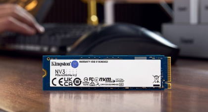 金士顿悄然推出 NV3 M.2 SSD 系列 最高容量可达 4TB