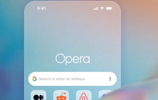 以人工智能为重点的OperaOne浏览器登陆iPhone