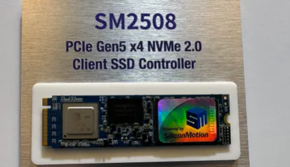 SiliconMotion的PCIe5.0SSD控制器终于将在第四季度上市